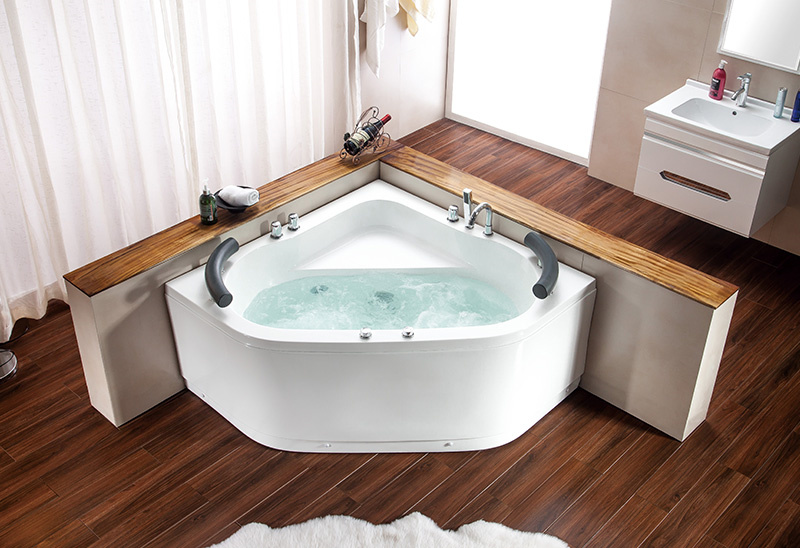 A043 130cm To personers boblebad med jacuzzi